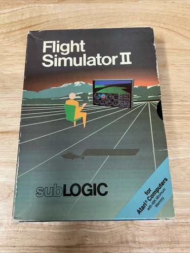 Flight simulator for atari - simulator,