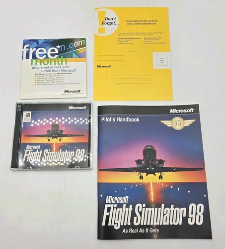 Microsoft flight simulator - flight, 98