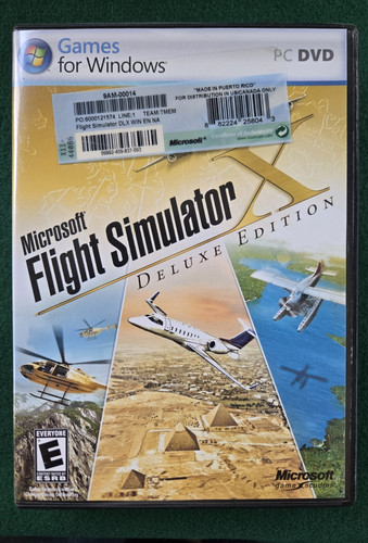 Flight simulator deluxe ed - ms,